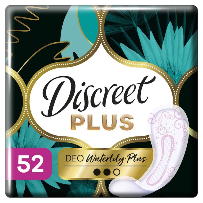 Щоденні гігієнічні прокладки Discreet Zone Plus Deo Water Lily Plus Triple 52 шт