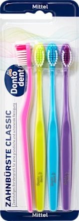 Зубна щітка Dontodent Medium Classic 4 шт/уп