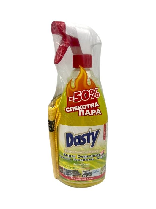 Набір Dasty Спрей-знежирювач універсальний 1 л + IRGE мікрофібра кухонна 30×30 см