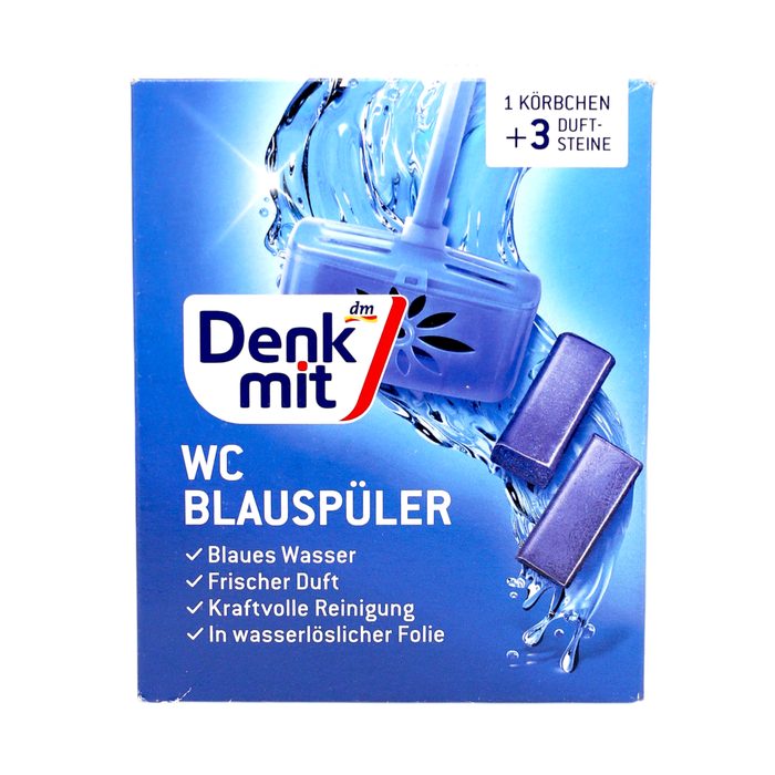 Туалетний блок для унітазу Denkmit Blue (3 шт.)