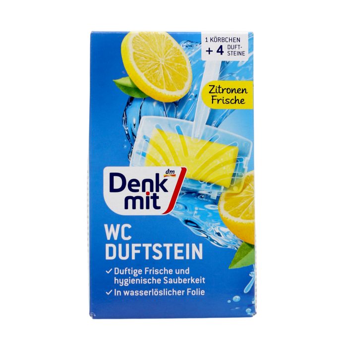 Туалетний блок для унітазу Denkmit Zitronen Frische (4 шт.)