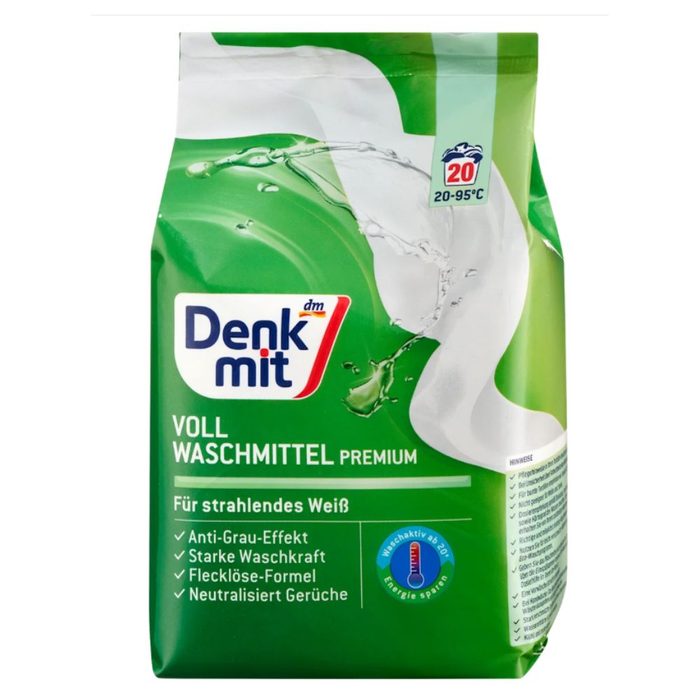 Порошок для прання Denkmit для білих речей 1,35 кг (20 прань)