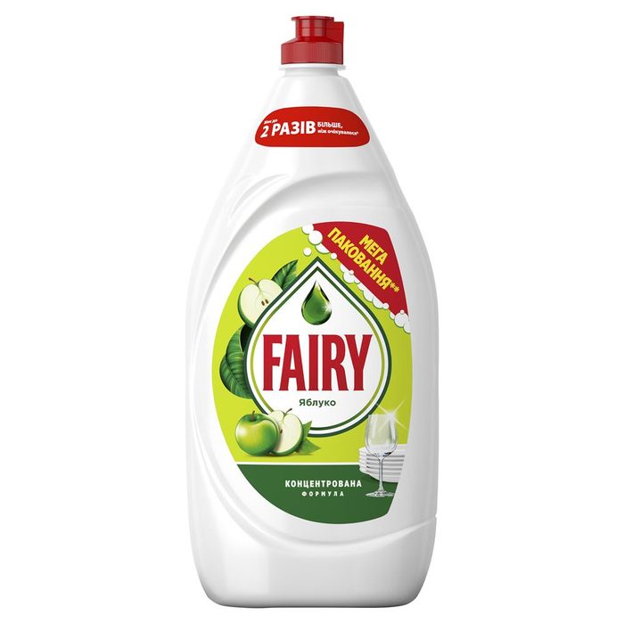 Засіб для миття посуду Fairy Зелене Яблуко 1,35 л