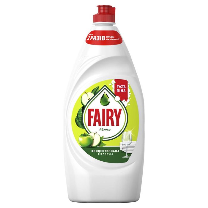 Засіб для миття посуду Fairy Зелене Яблуко 900 мл