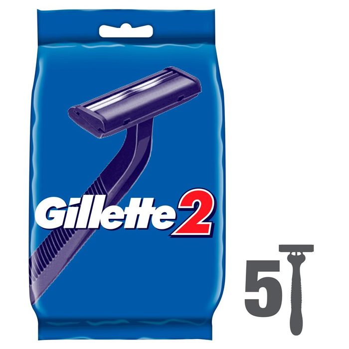 Одноразові бритви для гоління чоловічі Gillette2 5 шт