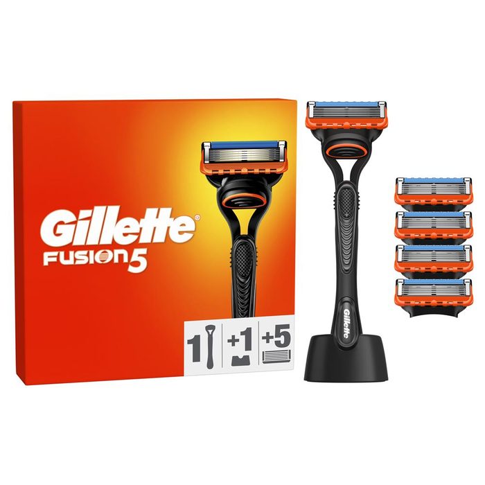 Бритва чоловіча для гоління Gillette Fusion 5 + 5 змінних касет