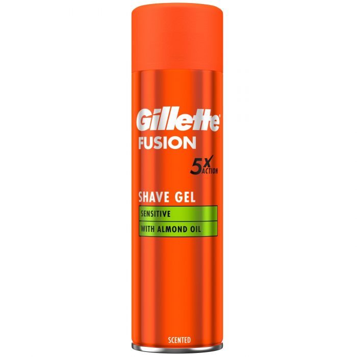 Гель для гоління для чутливої шкіри Gillette FUSION 200 мл