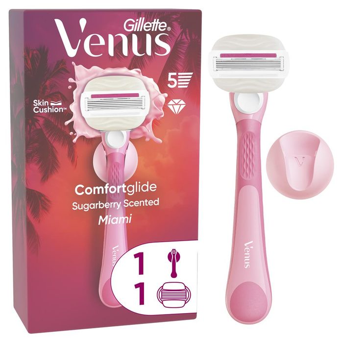 Бритва жіноча для гоління Gillette Venus ComfortGlide Sugarberry Miami Vibes + 1 змінна касета