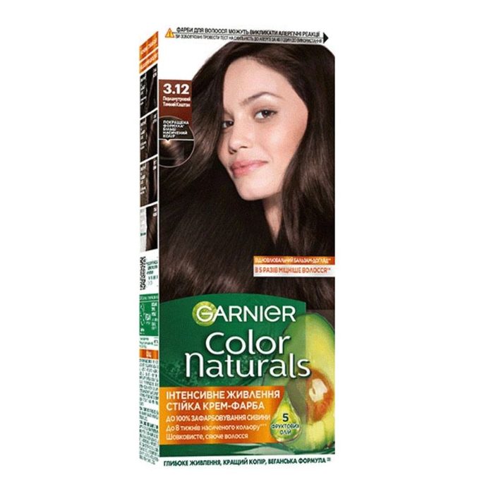 Фарба для волосся Garnier Color Naturals, відтінок 3.12
