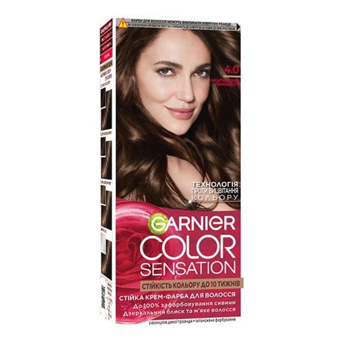 Крем-фарба для волосся Garnier Sensation Color, відтінок 4.0