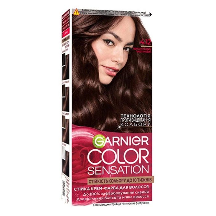 Крем-фарба для волосся Garnier Sensation Color, відтінок 4.12