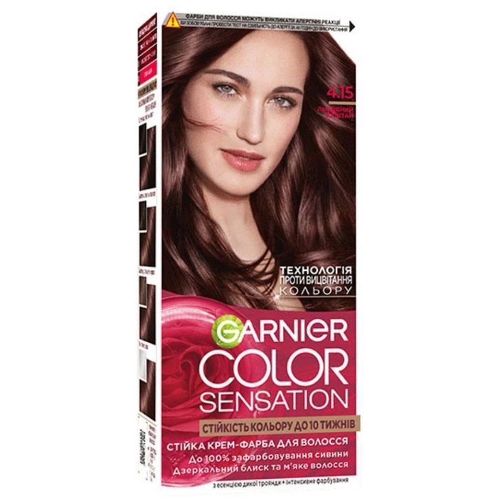 Крем-фарба для волосся Garnier Sensation Color, відтінок 4.15