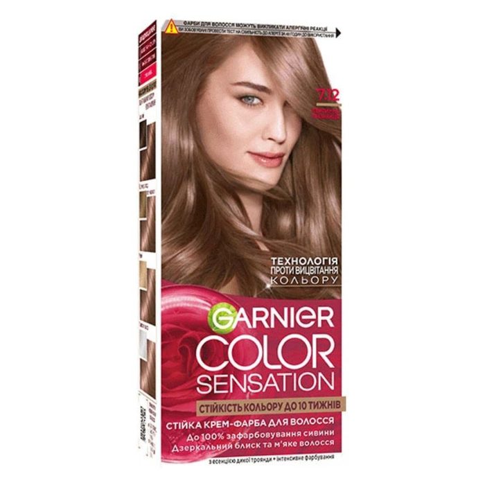Крем-фарба для волосся Garnier Sensation Color, відтінок 7.12