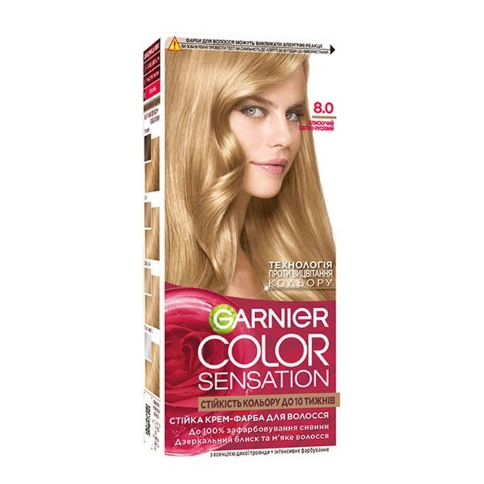 Крем-фарба для волосся Garnier Sensation Color, відтінок 8.0