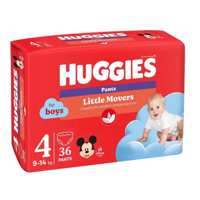 Підгузки-трусики дитячі Huggies Pants Boy розмір 4 (9–14 кг) 36 шт