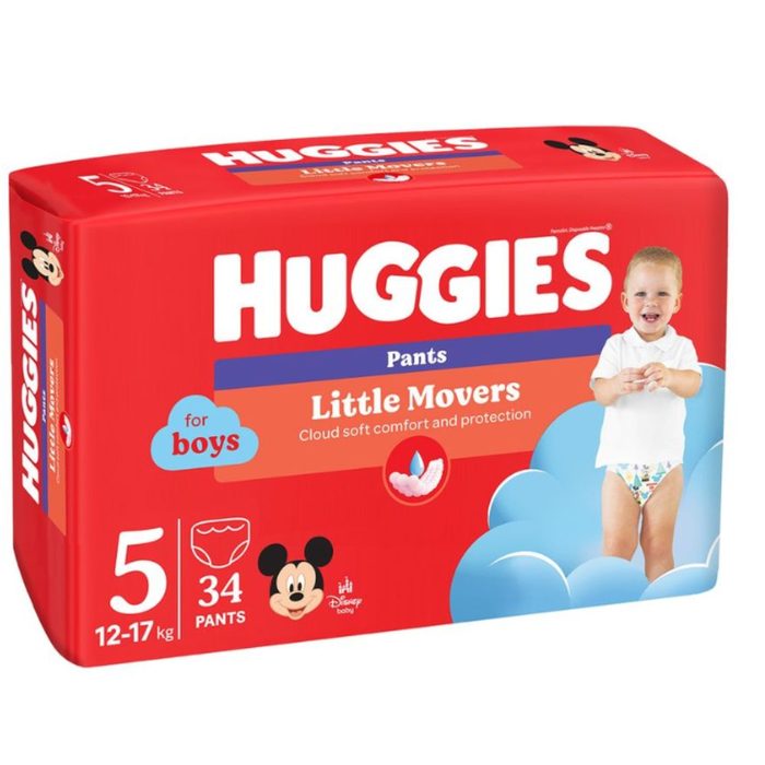 Підгузки-трусики дитячі Huggies Pants №5 (12-17кг) 34 шт BOY