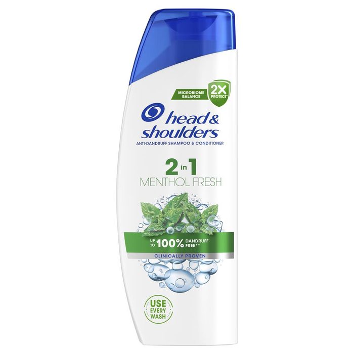 Шампунь та бальзам Head & Shoulders 2в1 проти лупи Свіжість ментолу 330 мл
