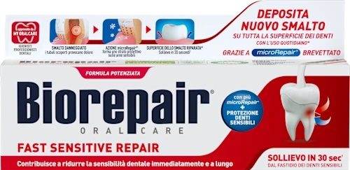 Зубна паста Biorepair Швидке позбавлення чутливості (без фтору) 75 мл