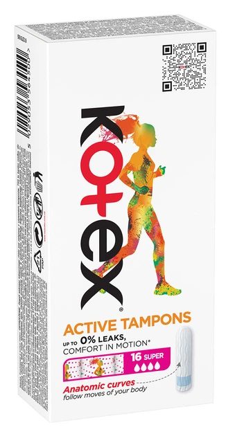 Тампони Kotex Active Super 16 шт