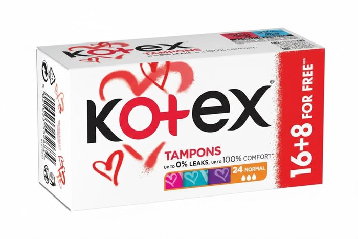 Тампони Kotex Normal 16+8 шт