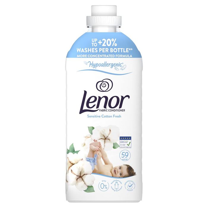 Кондиціонер для прання Lenor Sensitive Fresh Cotton 1,239 л (59 прань)
