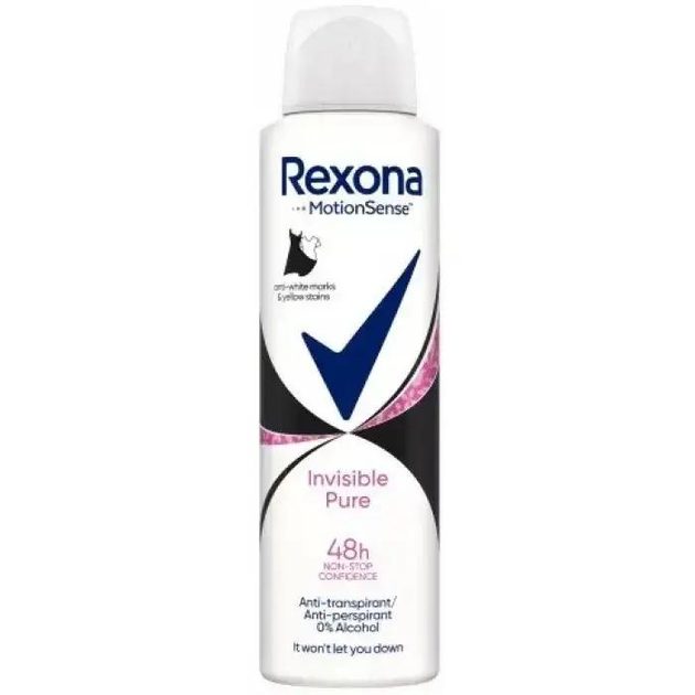 Антиперспірант-спрей Rexona Invisible Pure 150 мл