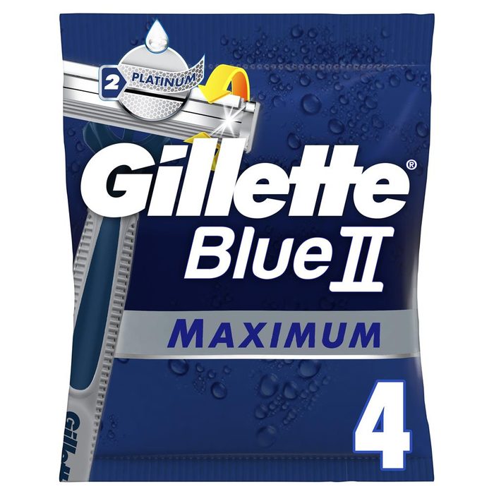 Одноразові бритви для гоління чоловічі Gillette Blue 2 Maximum 4 шт