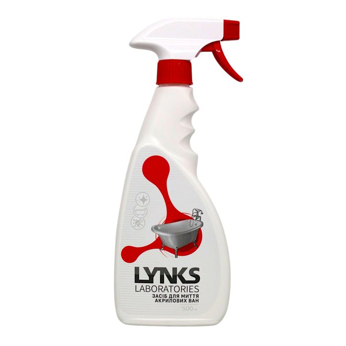 Lynks Laboratories Засіб для миття акрилових ван 500 мл