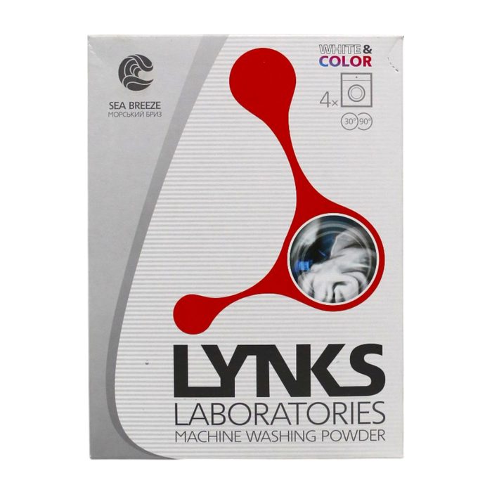 Lynks Laboratories Порошок для прання Морський бриз Color 400 г (4 прання)