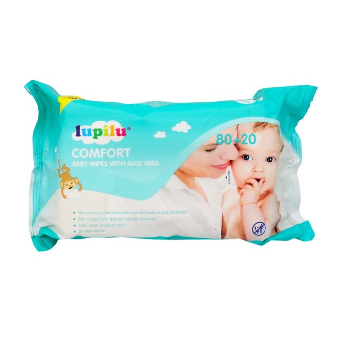 Серветки вологі Lupilu Comfort 80+20 шт