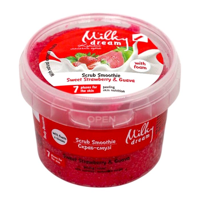 Скраб-смузі з піною для тіла Sweet Strawberry & Guava Milky Dream 140 г