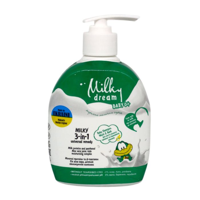 Універсальний засіб 3в1 для купання малюків Milky Dream 250 мл