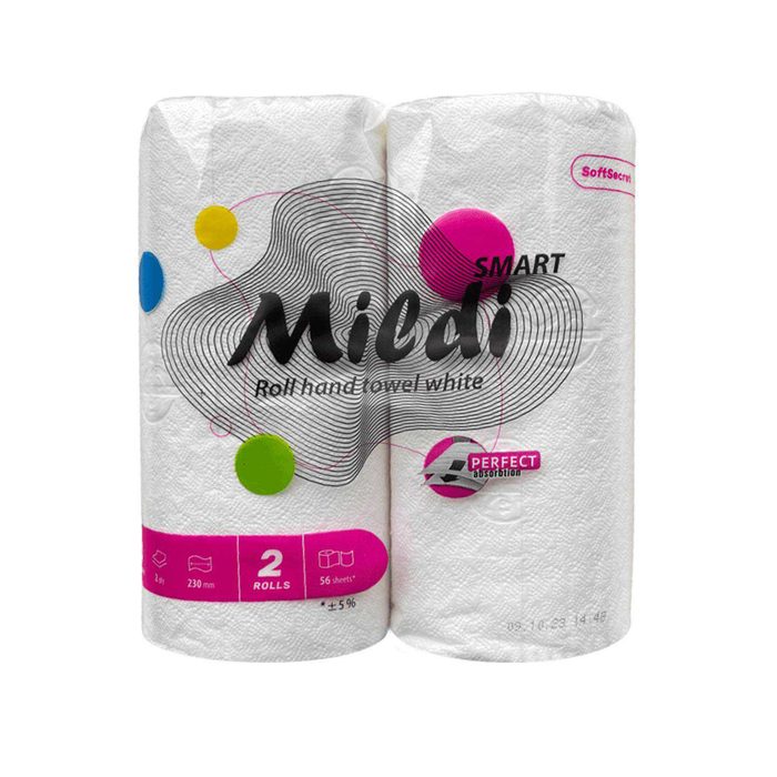 Рушники паперові Mildi Smart 210×110 2 шари 2 шт