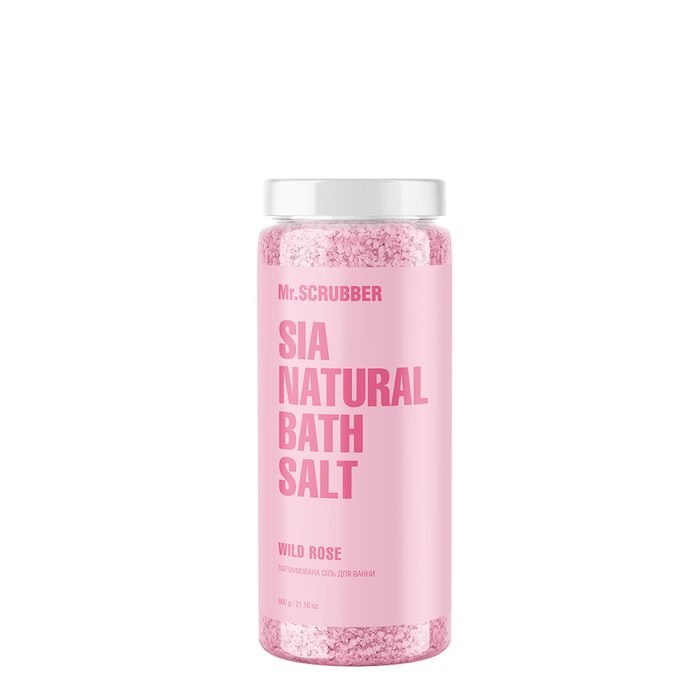 Парфумована сіль для ванни Mr.Scrubber Sia Natural Bath Salt Wild Rose 600 г