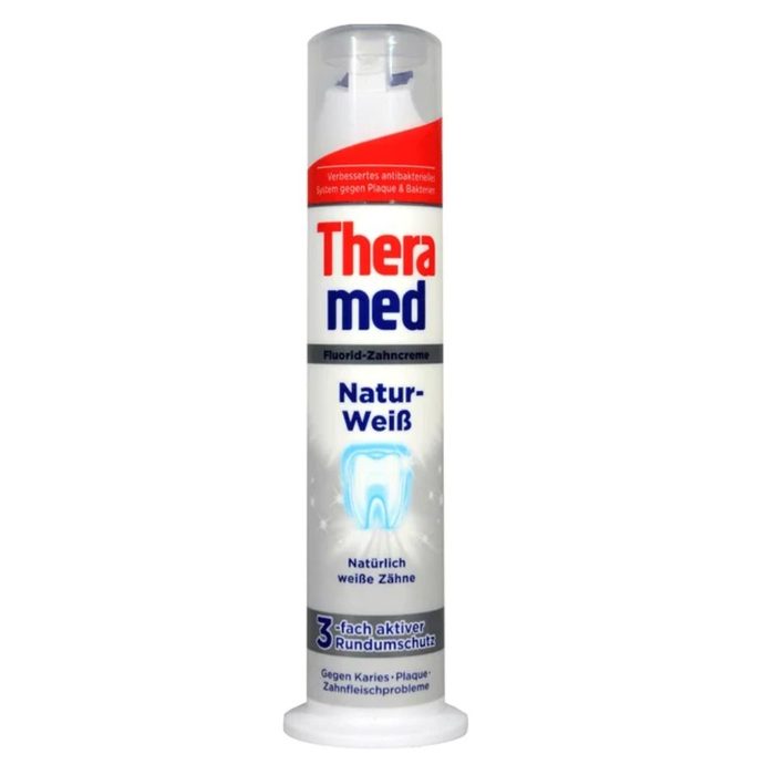 Паста зубна з дозатором Theramed Природна білизна 100 мл