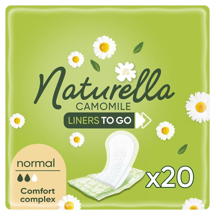 Щоденні гігієнічні прокладки Naturella Camomile Normal Single To Go в індивідуальній упаковці 20 шт