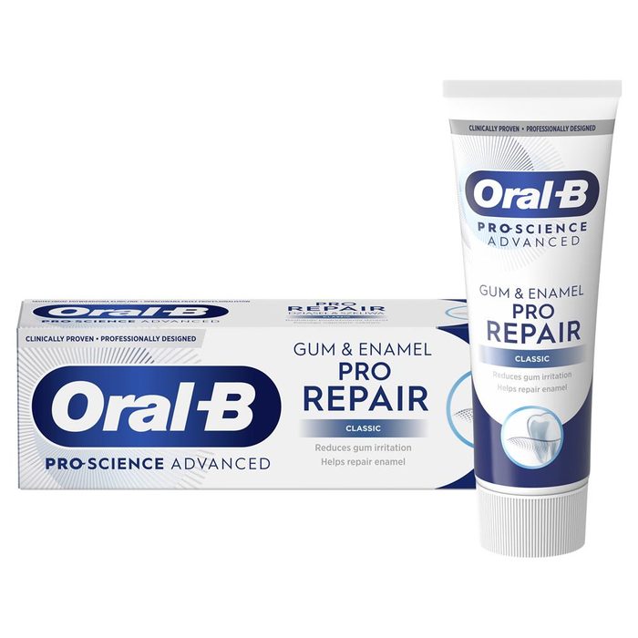 Зубна паста Oral-B Pro-Repair Відновлення ясен та емалі Класична 75 мл