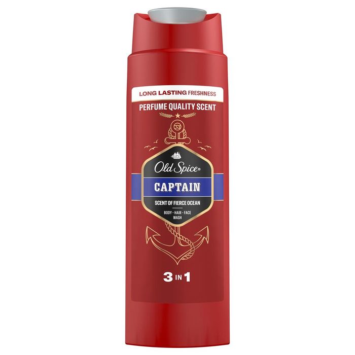 Гель для душу та шампунь Old Spice 2в1 Captain 250 мл