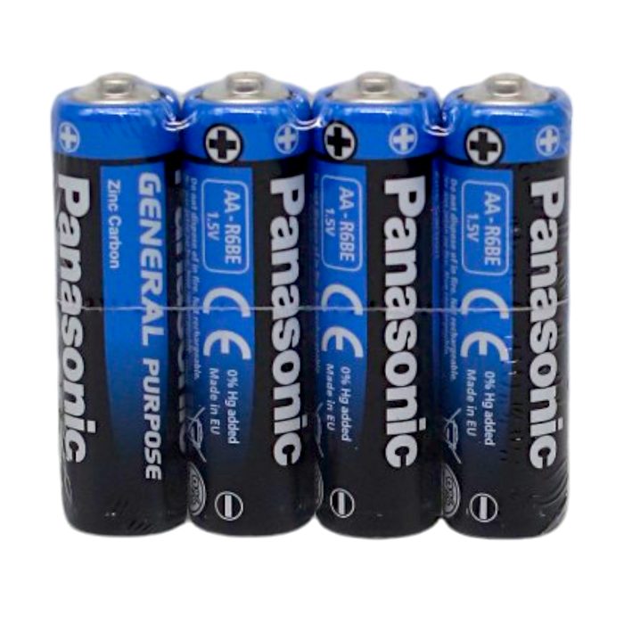 Батарейка Panasonic R6 General Purpose 4 шт (коробка)