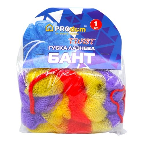 Губка банна "Twist" ProDom 1 шт (10х5х17 см)
