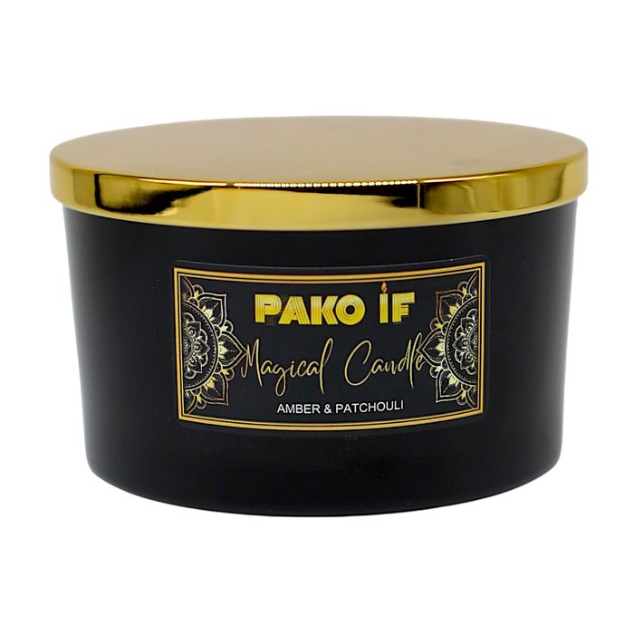 Свічка у склянці Pako Magical Candle Amber & Patchouli 13×8 см