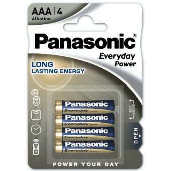 Батарейка Panasonic LR03 Everyday Power 4 шт (блістер)