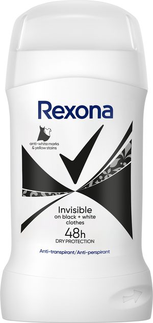 Дезодорант-антиперспірант Rexona Invisible Black&White 50 мл