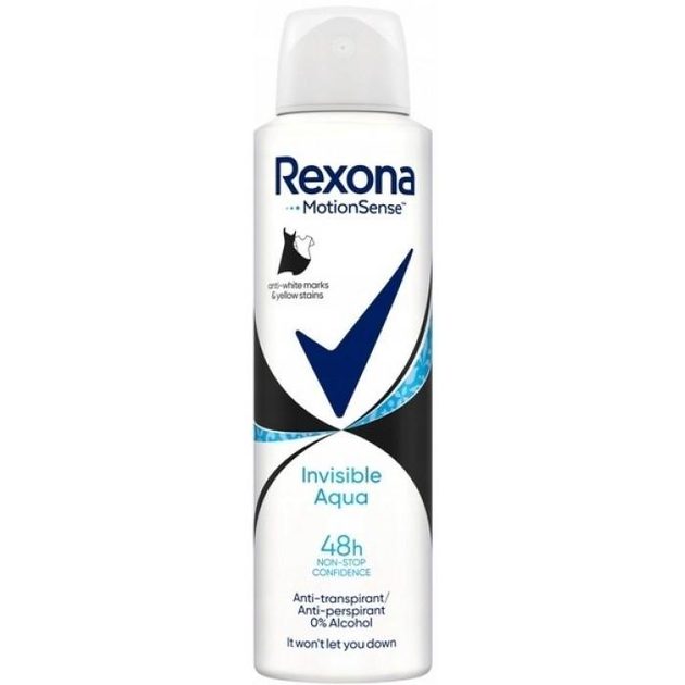 Антиперспірант-спрей Rexona Invisible Aqua 150 мл