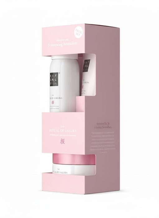 Набір Rituals XS Sakura (скраб для тіла, гель-піна для душу, крем для тіла) 125 г, 50 мл, 70 мл
