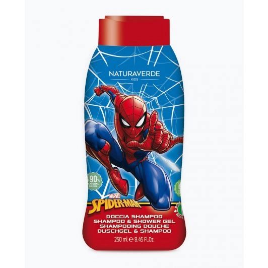 Шампунь та гель для душу Naturaverde Spiderman з органічним екстрактом вівса 250 мл