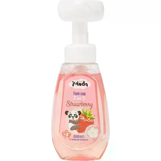 Дитяче мило-пінка Small Panda 2в1 Strawberry 300 г