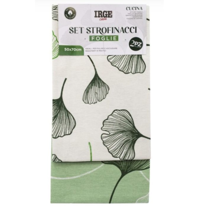 Кухонні рушники IRGE Foglie 50×70 см 2 шт