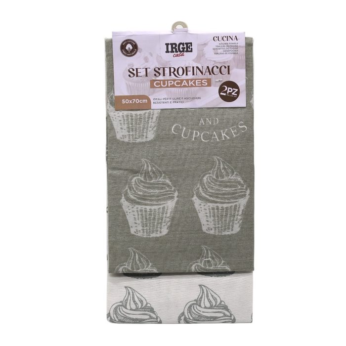 Кухонні рушники IRGE Cupcakes 50×70 см 2 шт