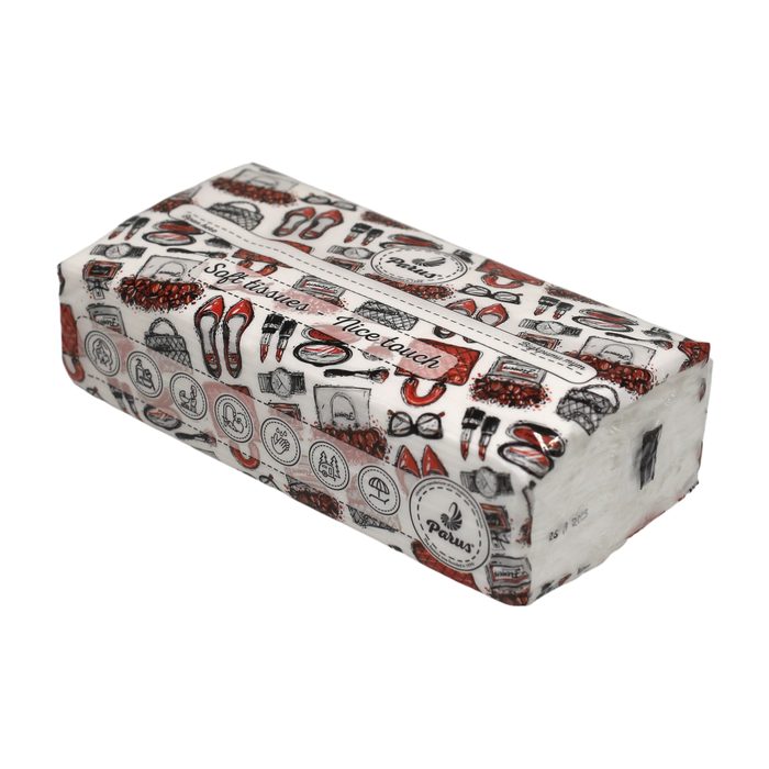 Серветки паперові білі Parus Soft tissues & Nice touch 20×20 см 2 шари 150 шт